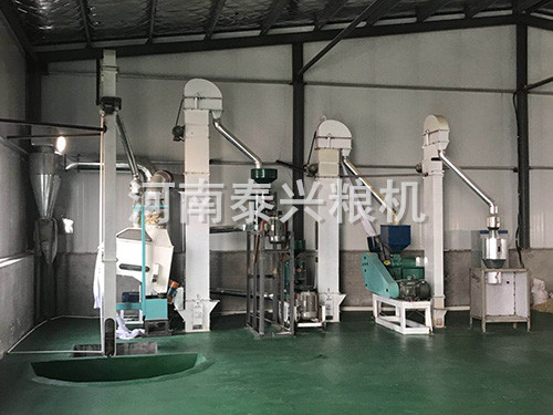 洛陽伊川縣小米加工設備安裝案例